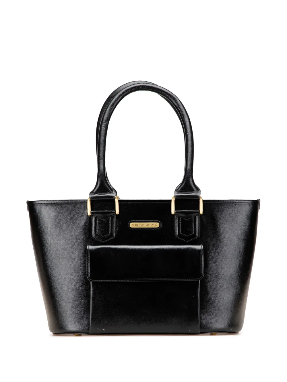 Burberry Pre-Owned 2000-2017 Leather tote bag | Black | Image 1