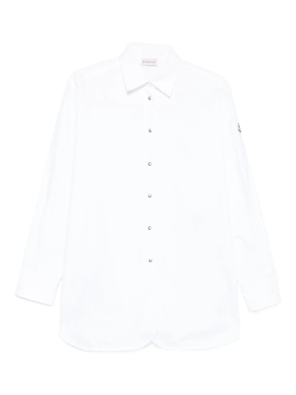 Moncler oxford cotton shirt Beige