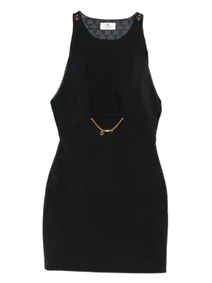 Elisabetta Franchi チェーンリンク ミニドレス | ブラック | FARFETCH JP