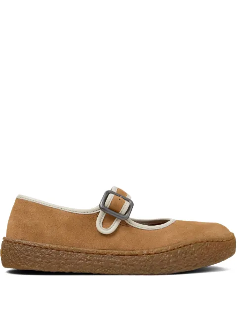 Camper Peu Terreno buckle-strap suede ballet flats