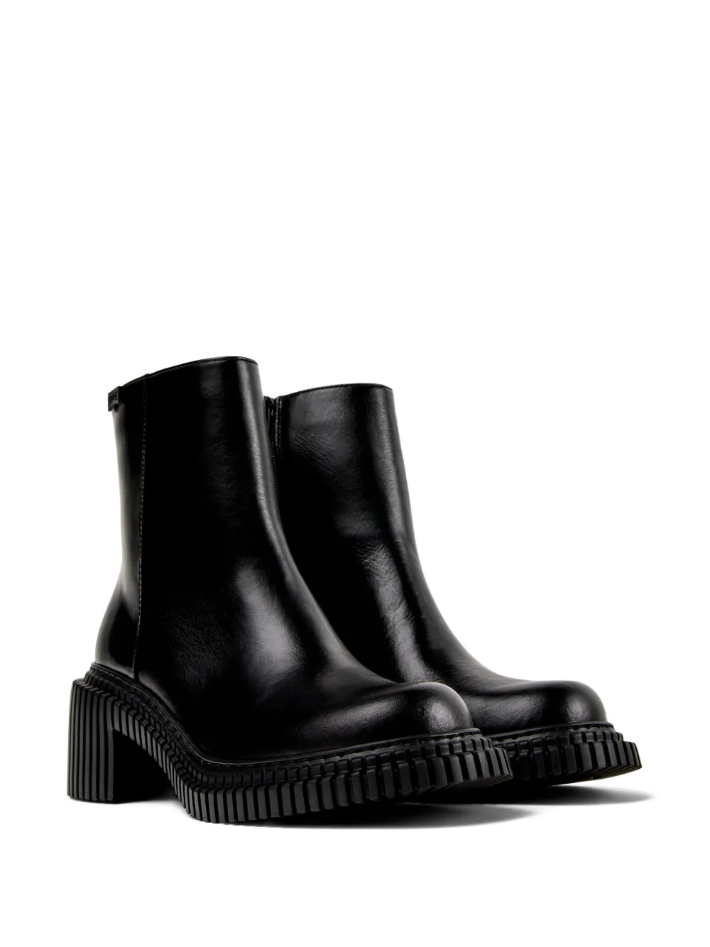 Camper Pix London Stiefel Mit Geriffelter Sohle 70mm In Black