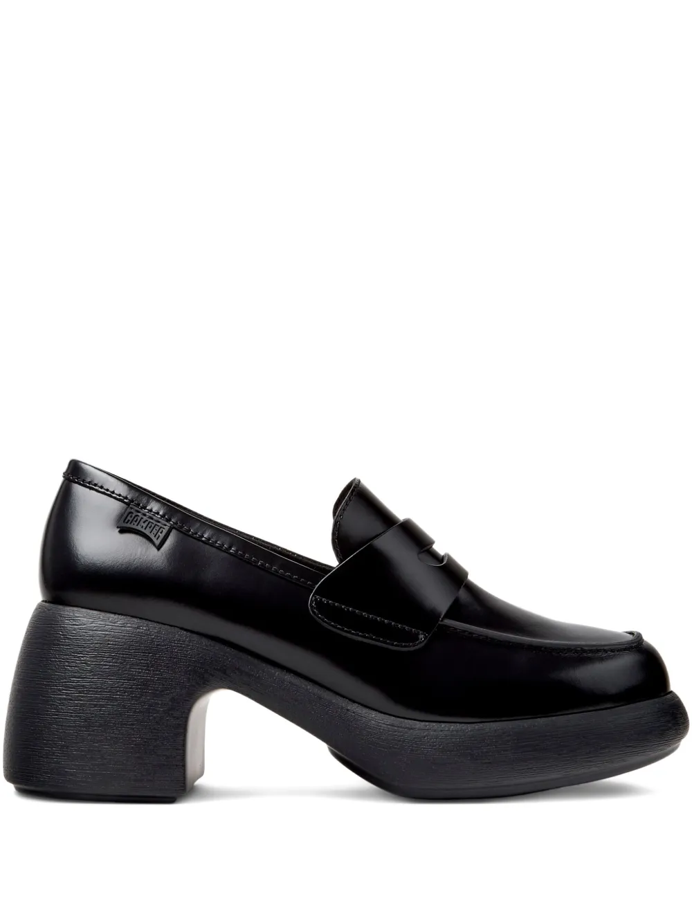 Camper 67mm Thelma platform loafers Black