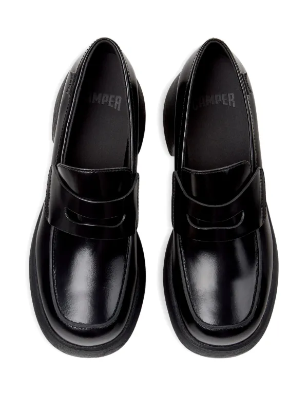 Camper 67mm Thelma Platform Loafers | Black | FARFETCH