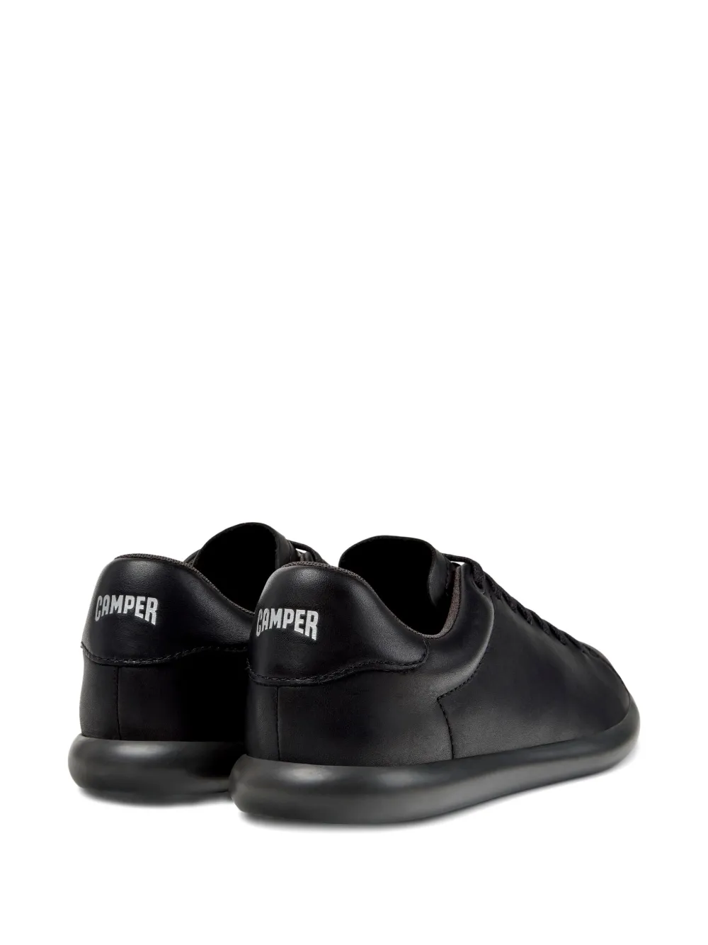 Camper Pelotas Leather Trainers In Black