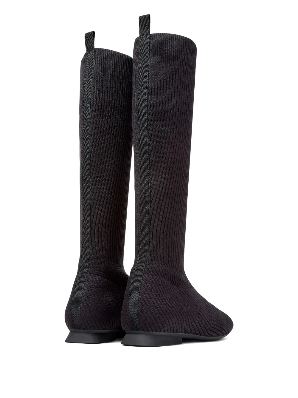 Camper ribbed-knit boots Black