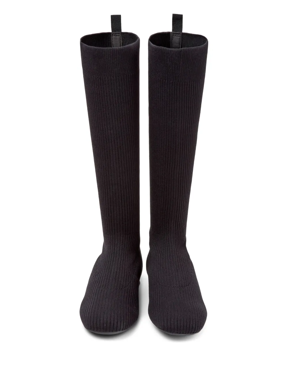 Camper ribbed-knit boots Black