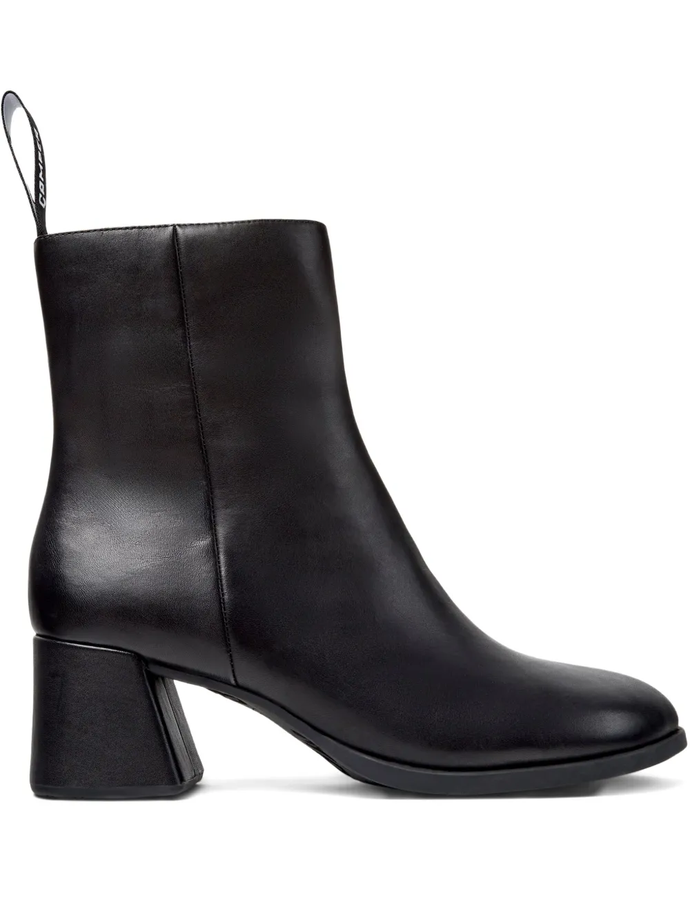 Camper 65mm Kora leather block-heel ankle boots Black