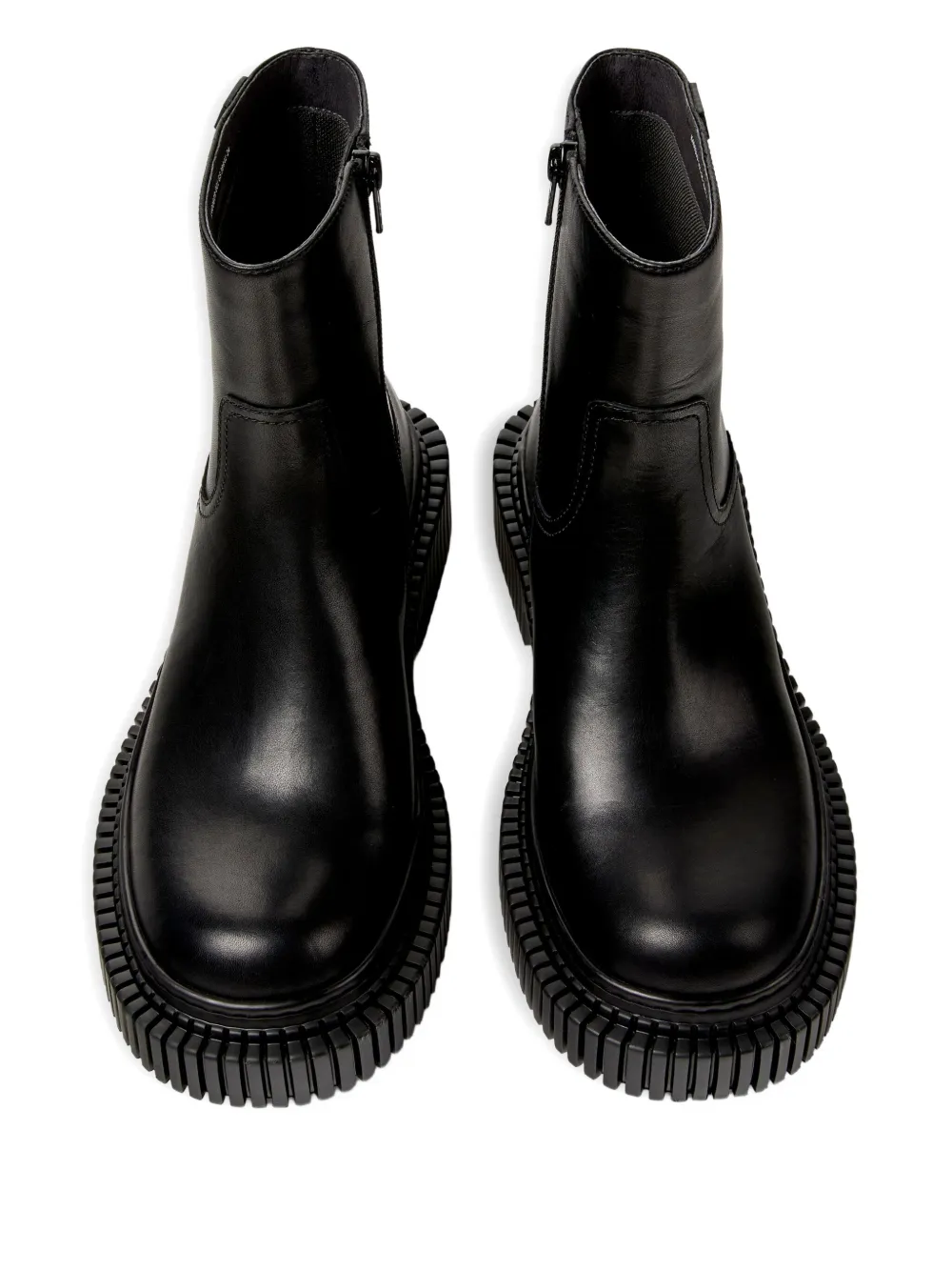 Camper zip-fastening boots Black