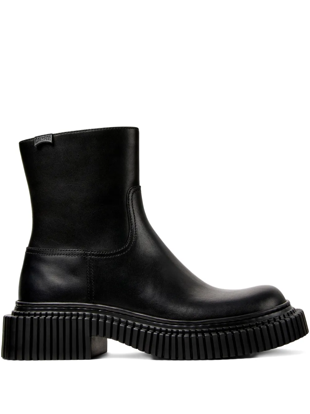 Camper zip-fastening boots Black