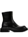 Camper zip-fastening boots - Black