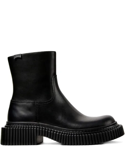 Camper zip-fastening boots