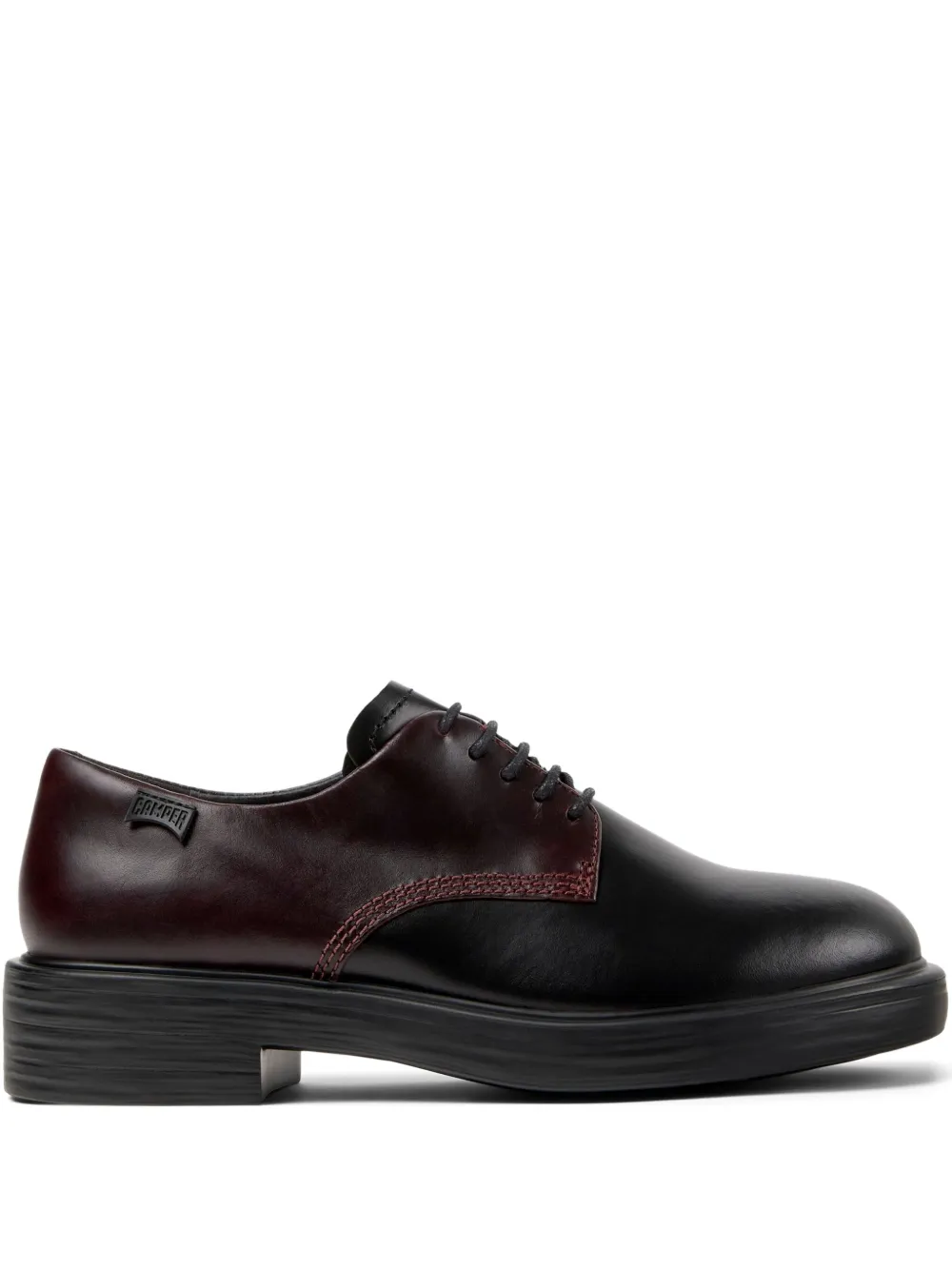 Camper Dean Twins leather derby shoes Black