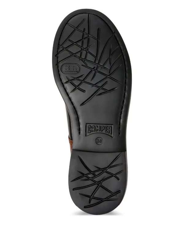 Camper Dean Twins Leather Derby Shoes | Black | FARFETCH