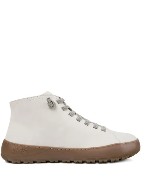 Camper lace-up leather boot sneakers