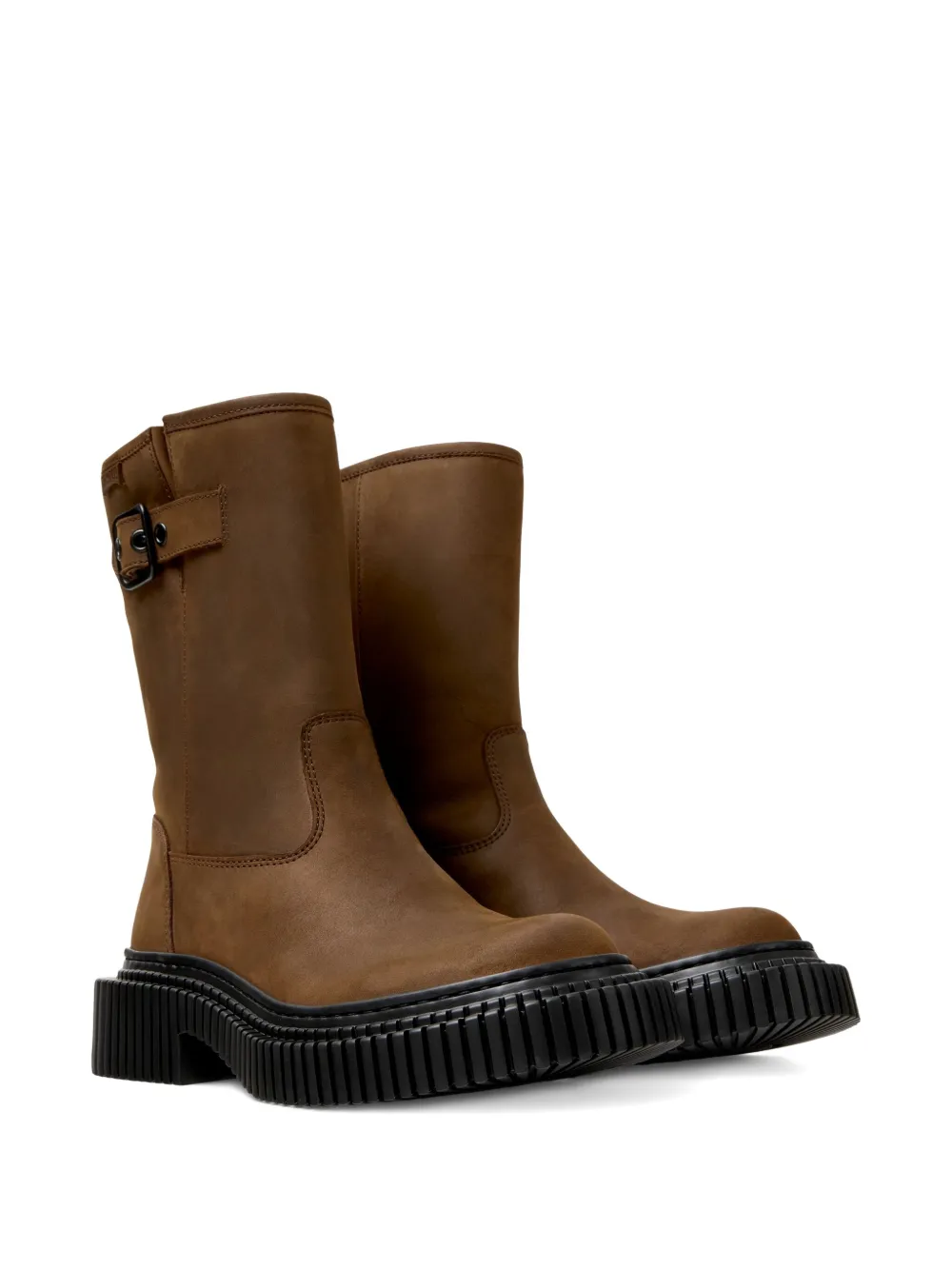 Camper 33mm Pix Berlin buckle-embellished boots Brown