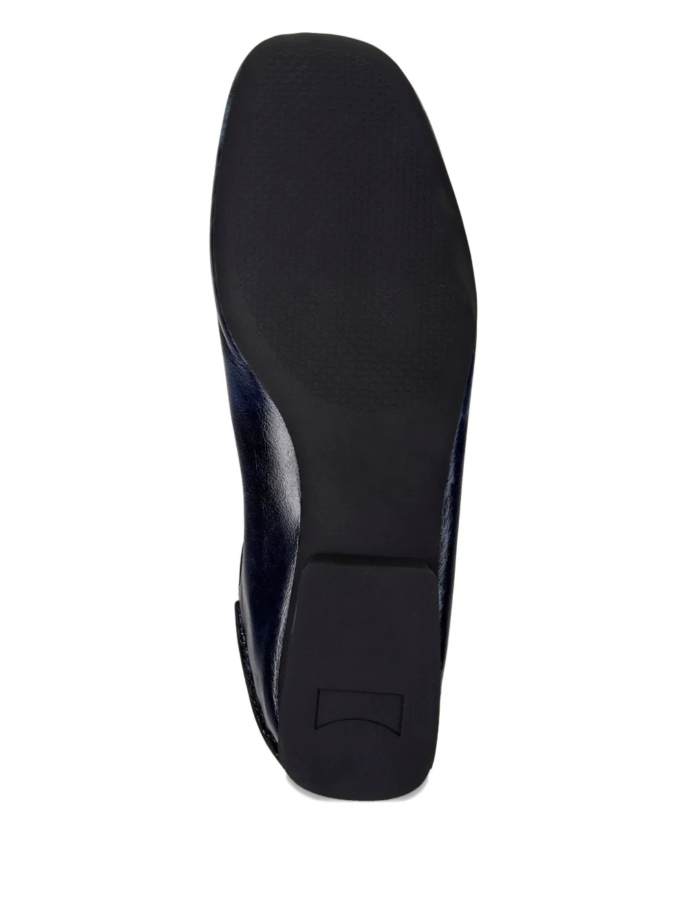 Camper Casi Myra leather tie-dye flat pumps Black