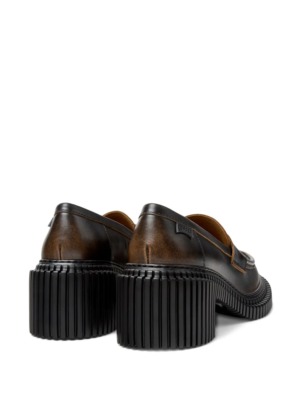 Camper Pix London Leather Penny Loafers In Multi