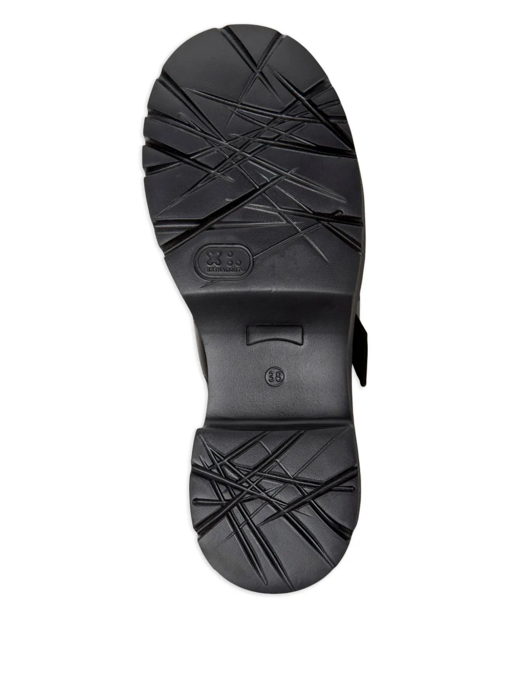 Camper 54mm Milah buckle-fastening platform monk shoes Black