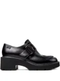 Camper 54mm Milah buckle-fastening platform monk shoes - Black