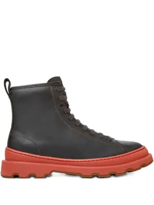 Camper Ariel レザーブーツ | ブラウン | FARFETCH JP