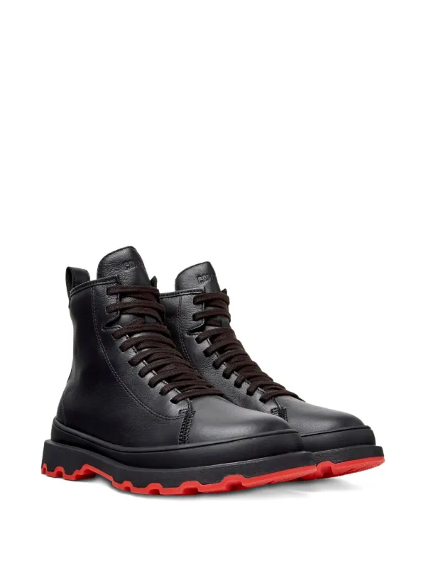 CAMPER レザー ブーツ 27cm Camper レザー コンバットブーツ | ブラック | FARFETCH JP