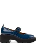 Camper 54mm Milah buckled platform loafers - Blue