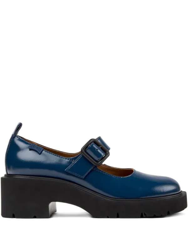 【極美品✨】Camper MILAH ローファー　グレー　レザー　本革　23cm CAMPER（シューズ） CAMPER カンペール ローファー Milah ミラ