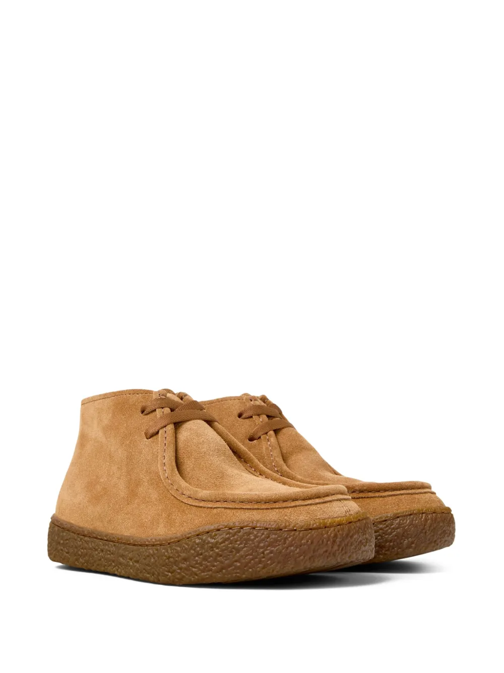 Camper Peu Terreno suede lace-up boots Brown