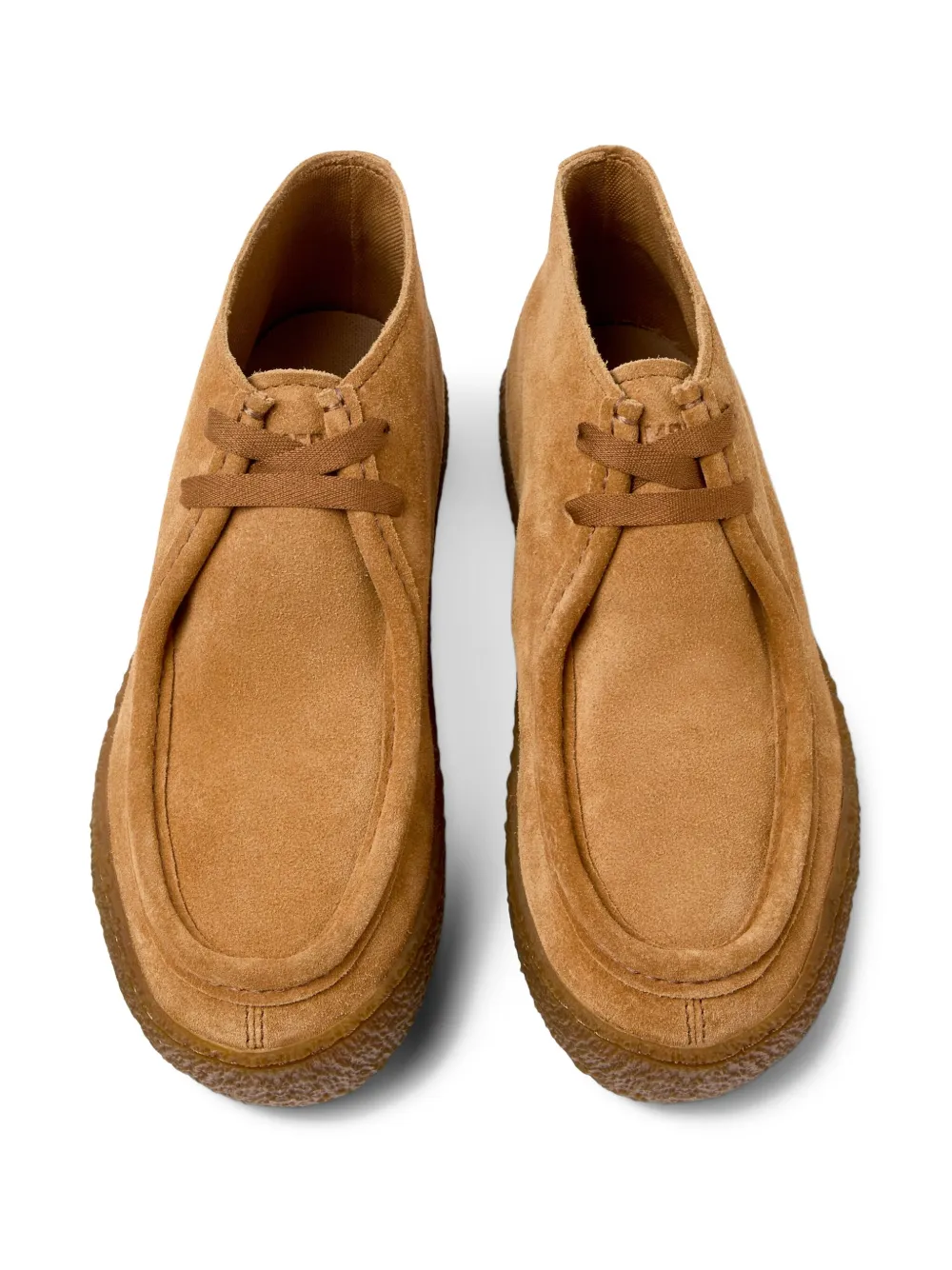 Camper Peu Terreno suede lace-up boots Brown