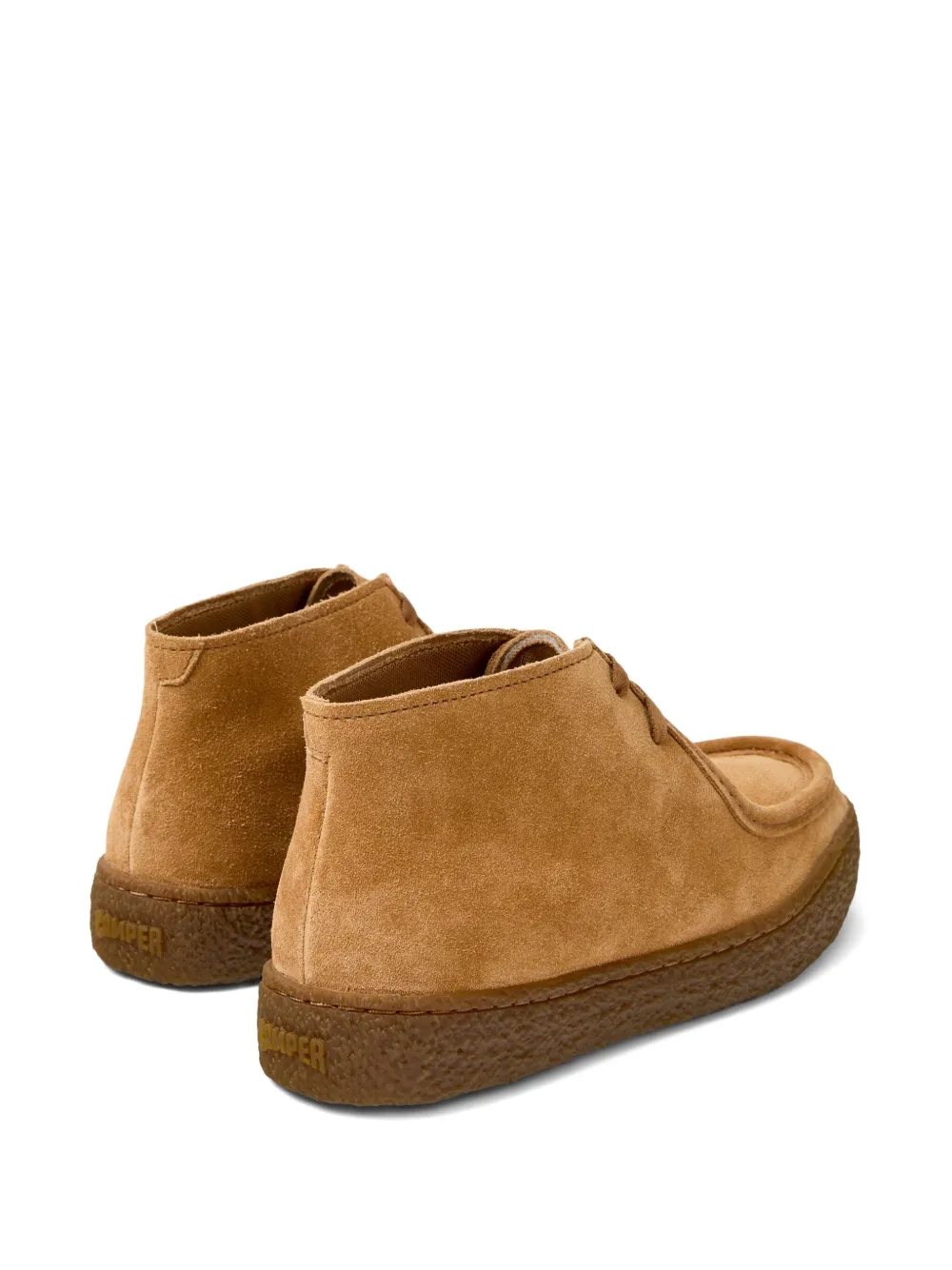 Camper Peu Terreno suede lace-up boots Brown