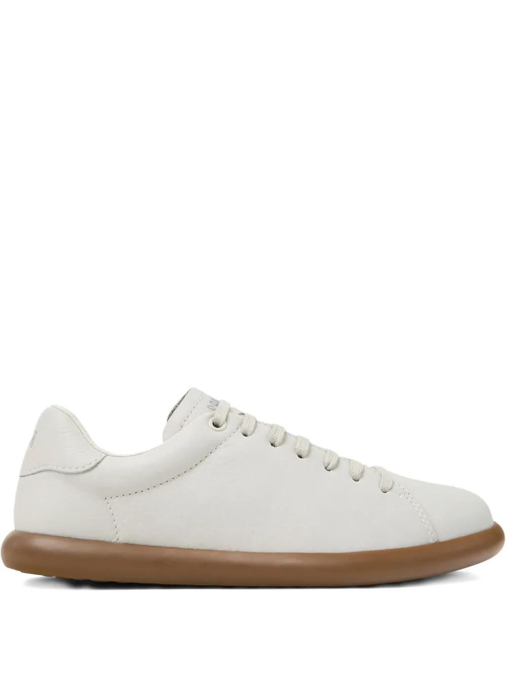 Camper leather lace-up trainers White