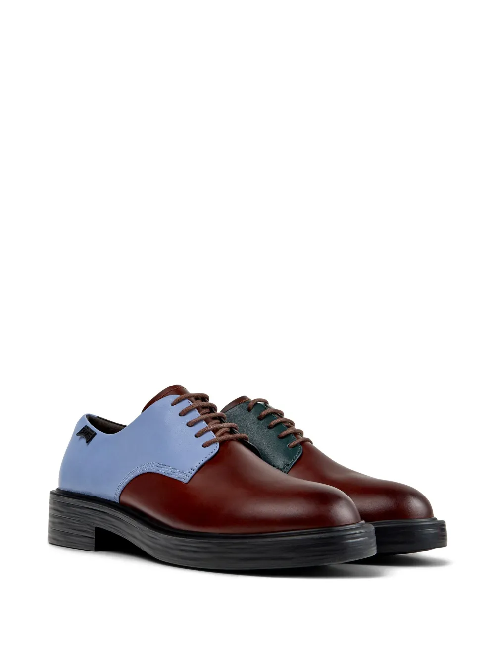 Camper Dean Twins leather two-tone lace-up oxford shoes | Oxford Shoes | Image 2