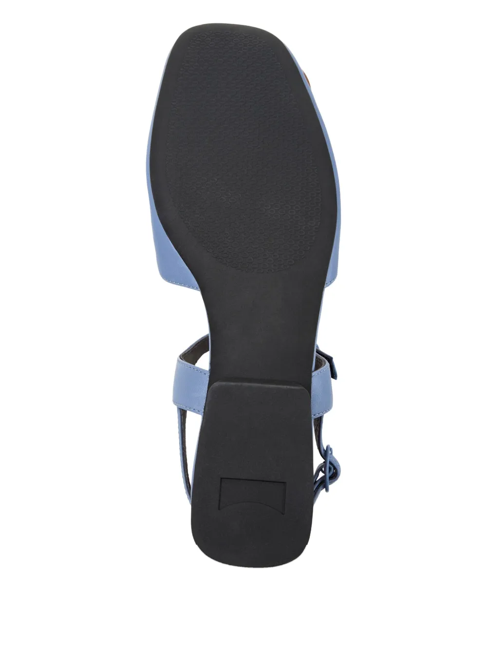 Camper Casi Myra buckle-strap leather flat pumps Blue