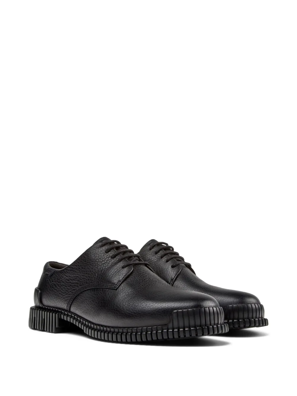 Camper Pix leather Derby shoes Black