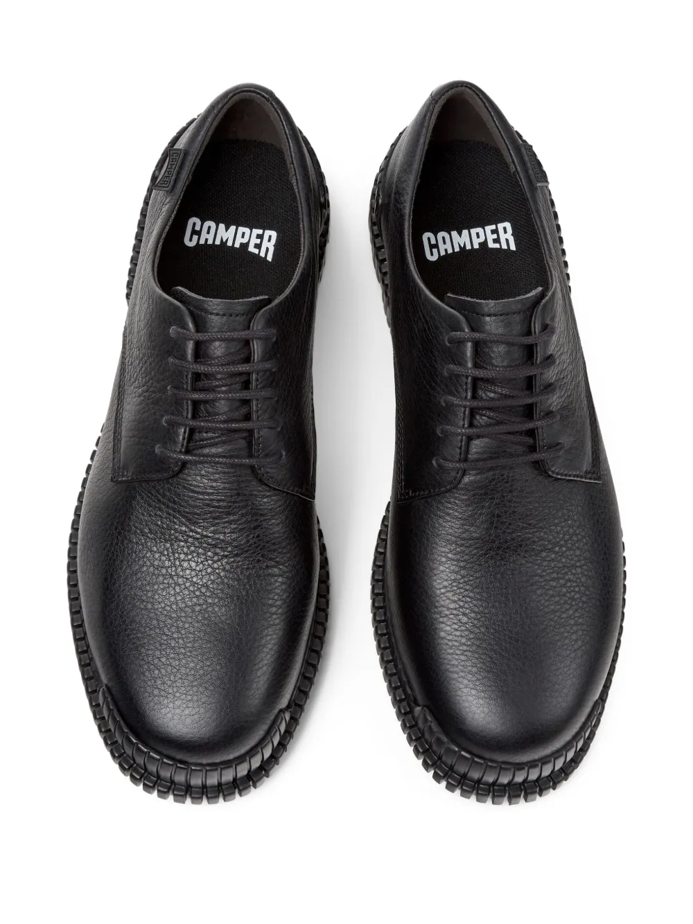 Camper Pix leather Derby shoes Black