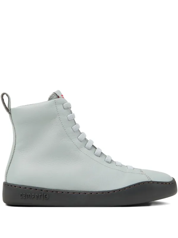 Camper Peu Touring lace-up Leather Sneakers Grey FARFETCH IN