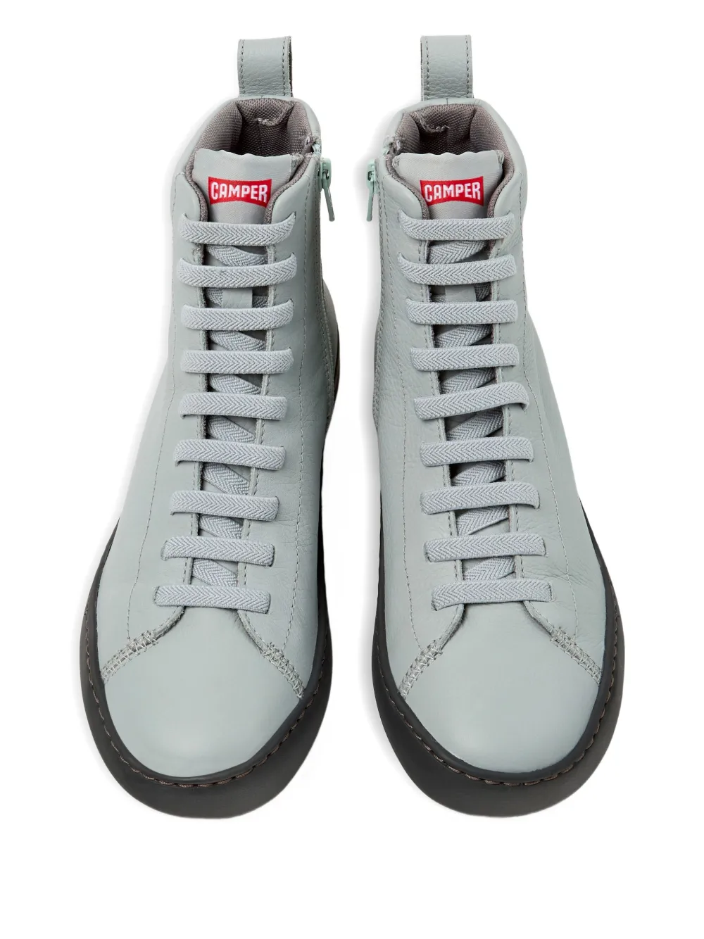 Camper Peu Touring lace-up leather sneakers Grey
