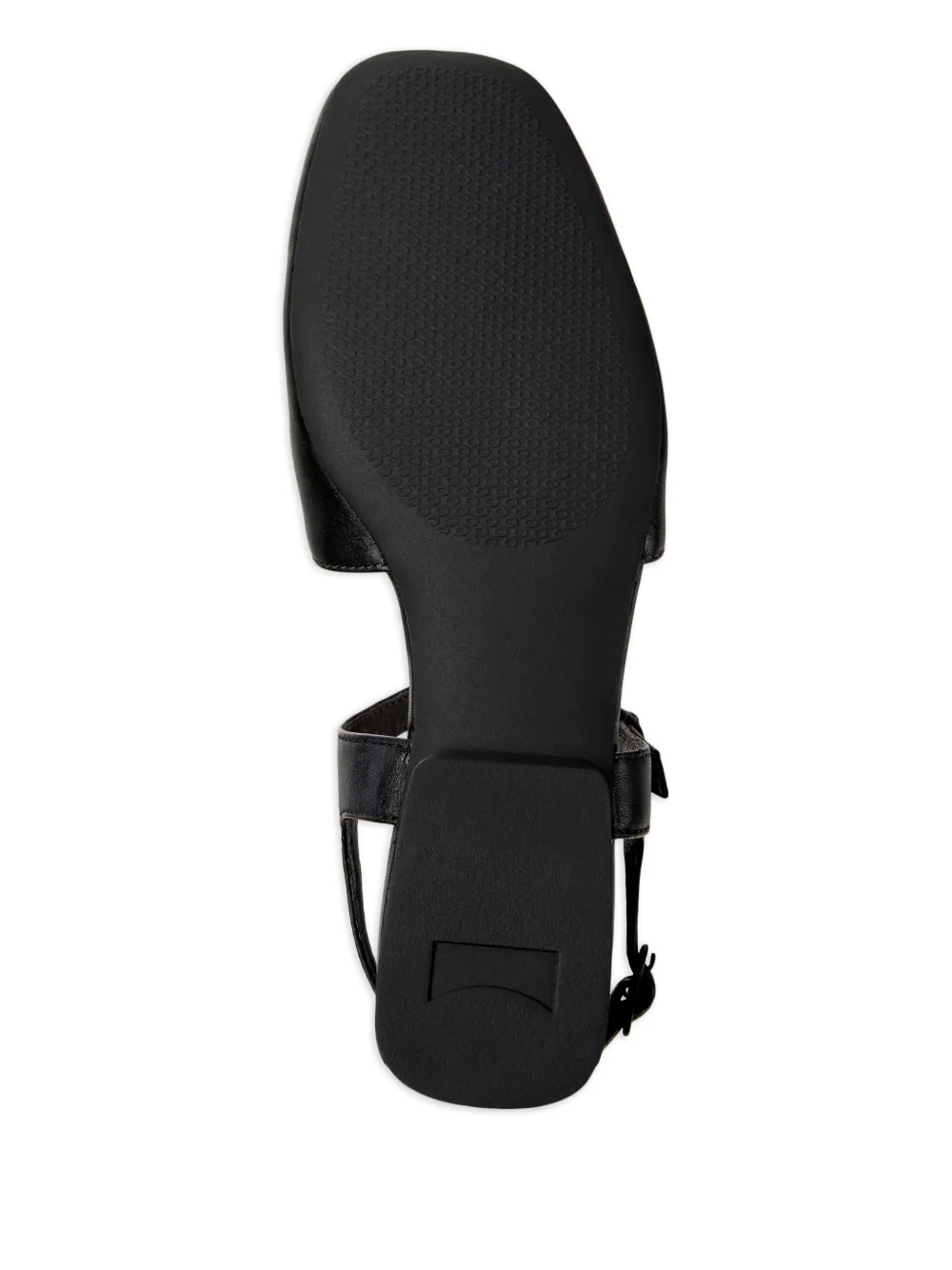 Camper Casi Myra buckle-strap leather pumps Black