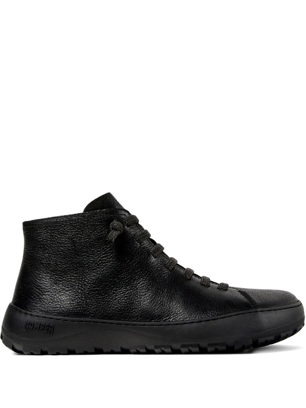 Camper Peu Serra lace-up zip boots Black