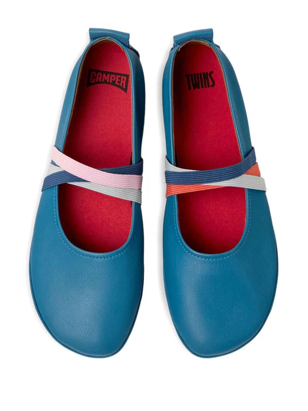 Camper Right Nina Twins elastic-strap ballet flats Blue
