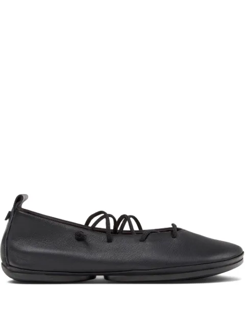 Camper lace-up leather flats