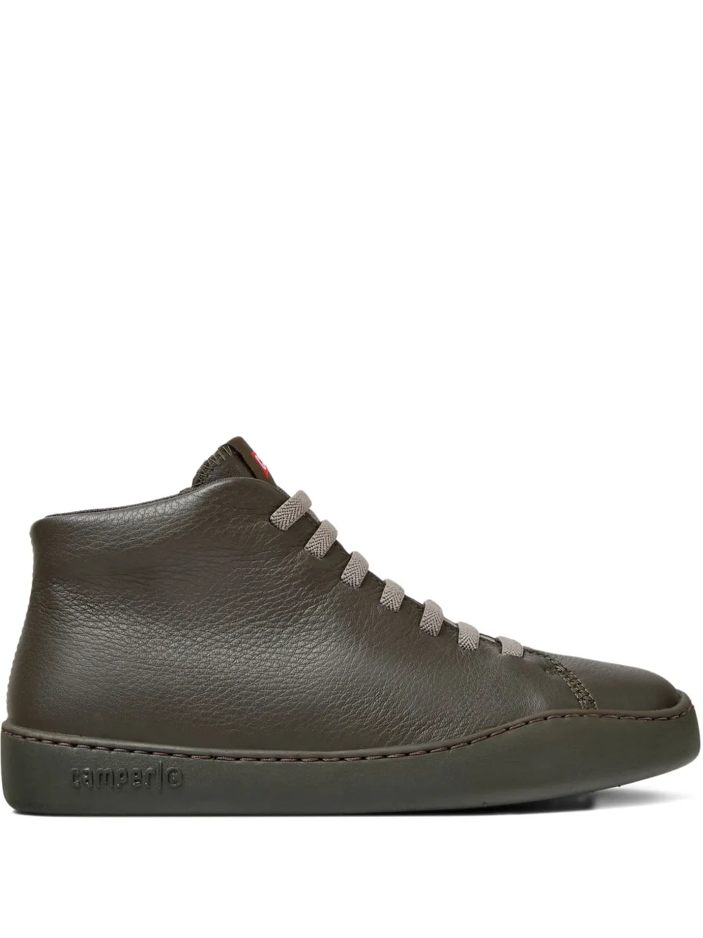 Camper lace-up leather sneakers | Green | Image 1