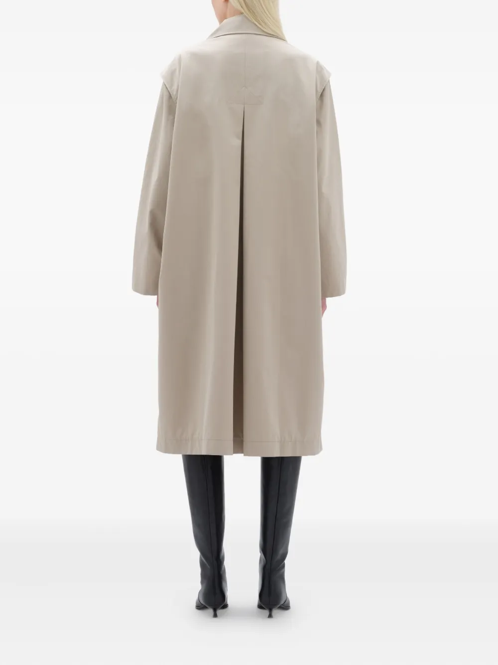 Remain Birger Christensen Button-fastening Trench Coat In Neutral