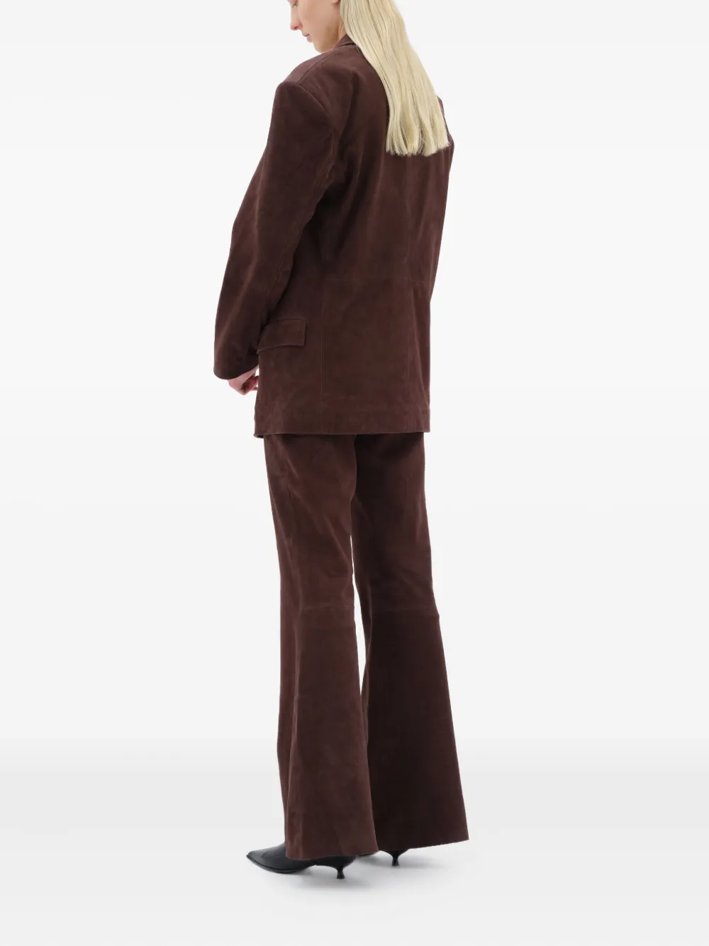 REMAIN Blazer met schoudervullingen Bruin