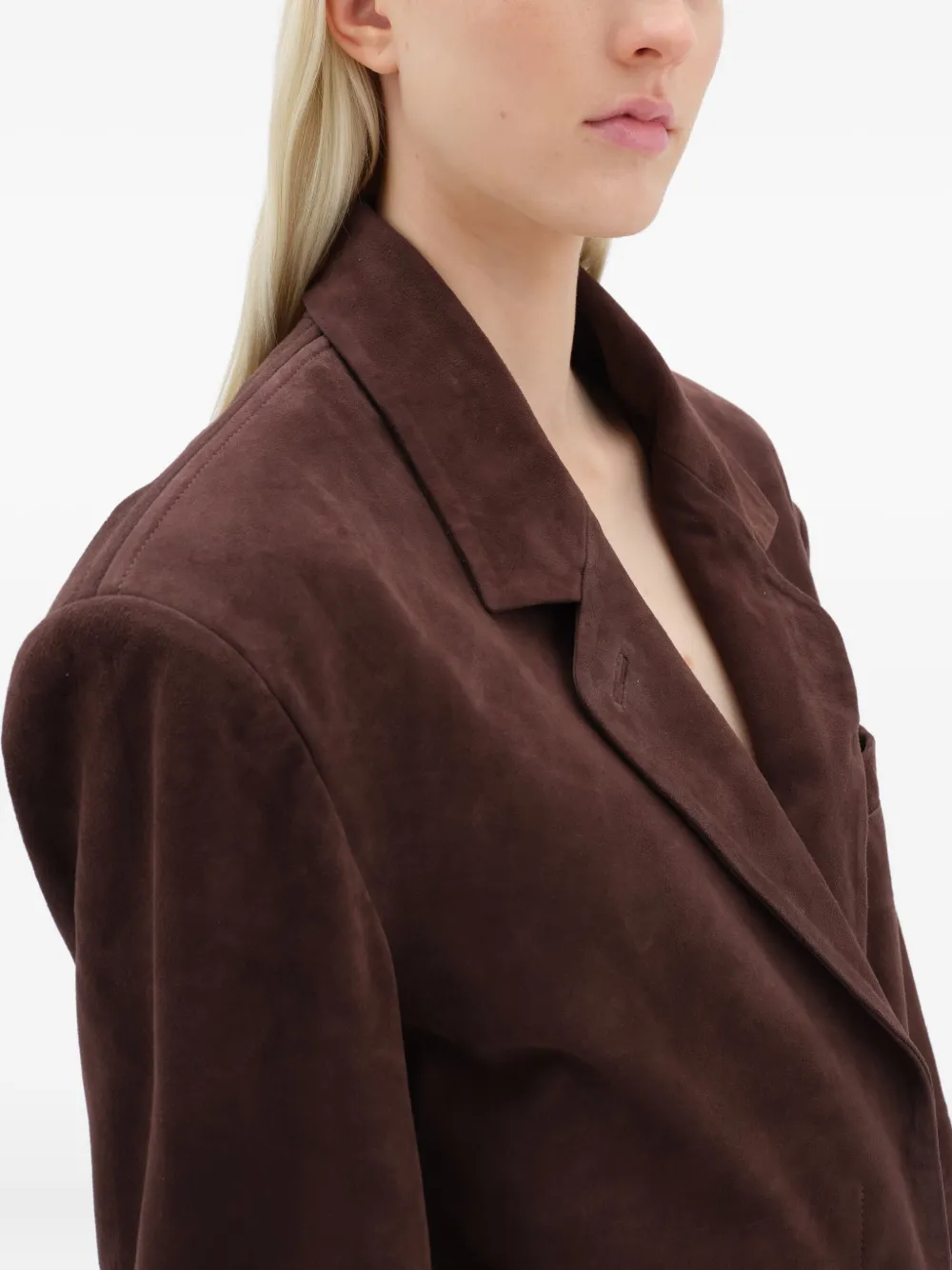 REMAIN Blazer met schoudervullingen Bruin