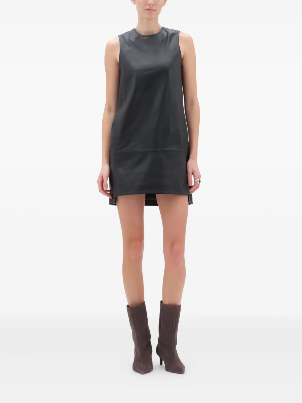 REMAIN Mouwloze mini-jurk Zwart