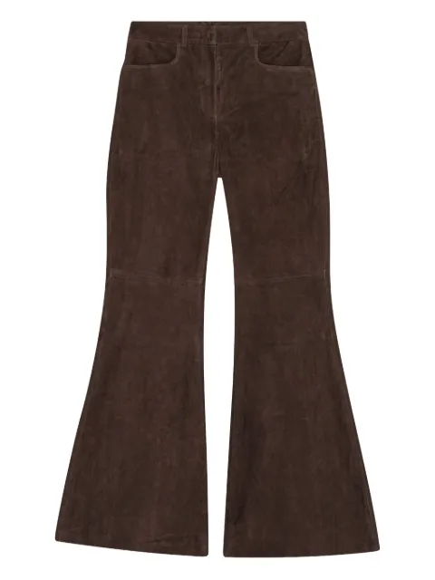 REMAIN flared suede trousers