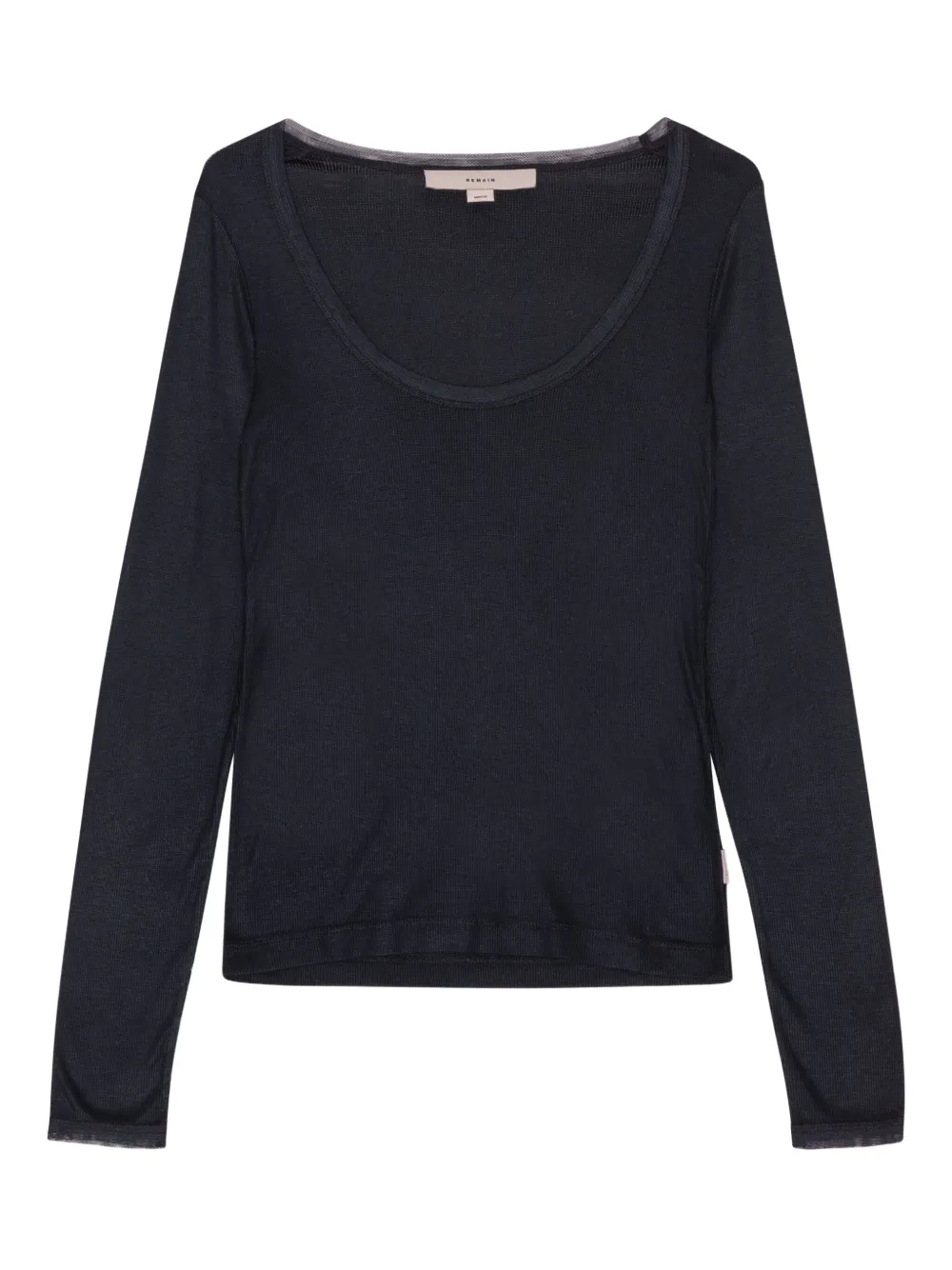 scoop-neck top