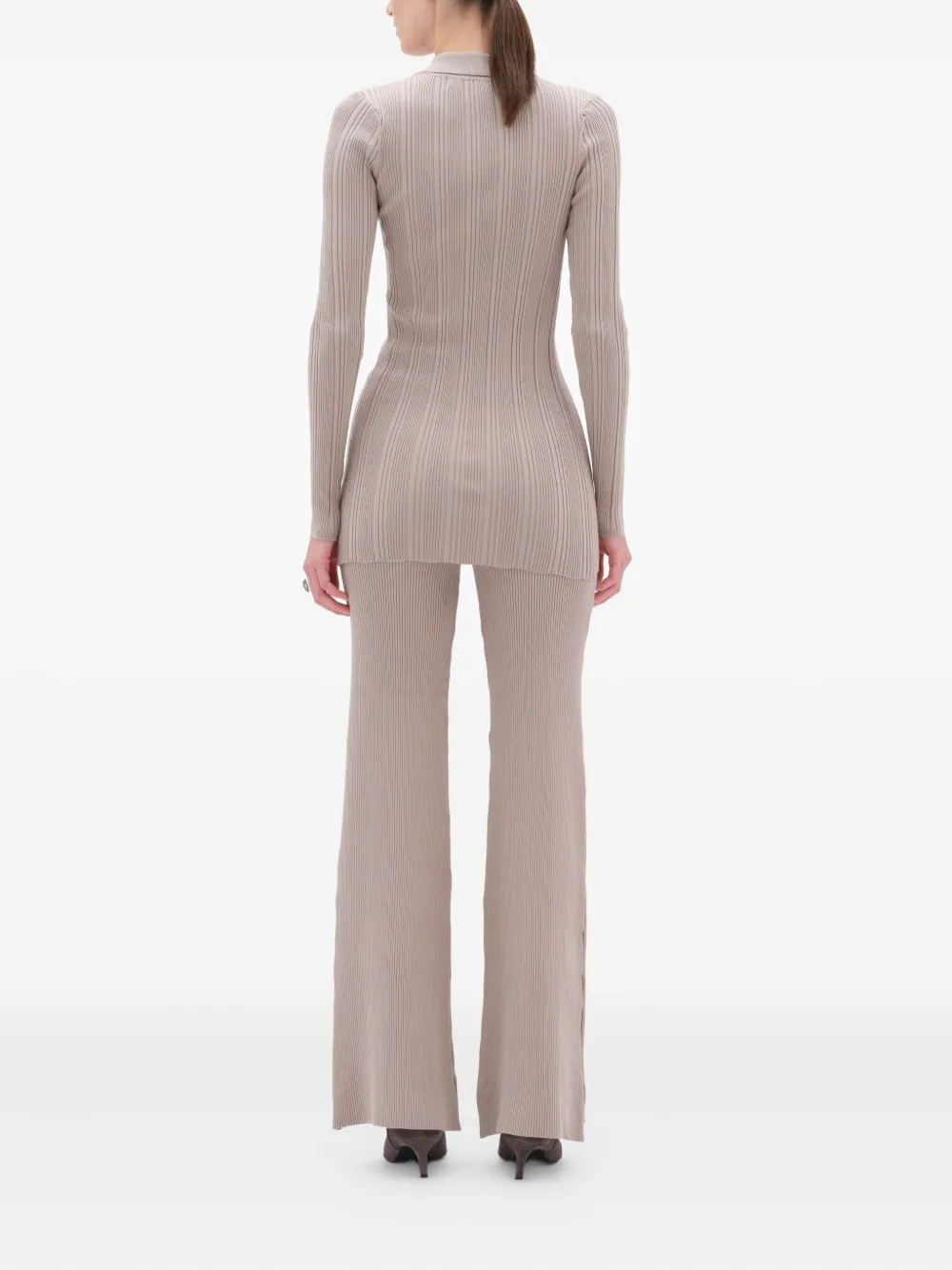 REMAIN ribbed cardigan Beige