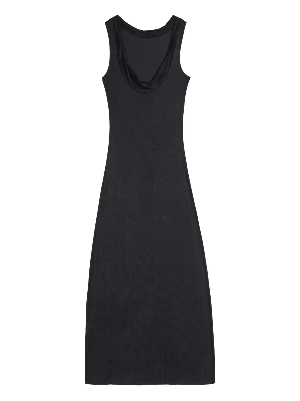 REMAIN Mouwloze maxi-jurk Zwart